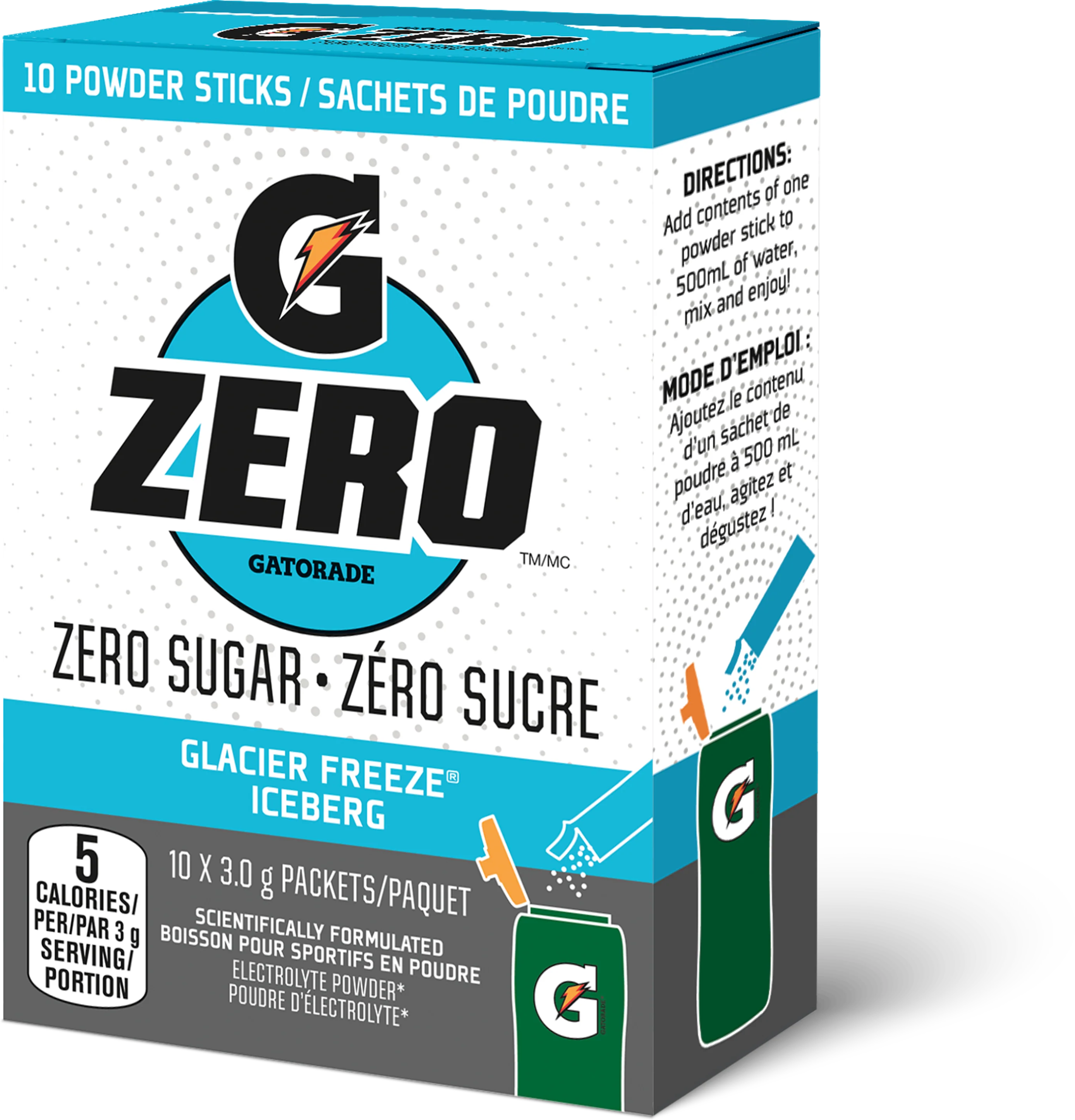 GZero Powder Sticks Glacier Freeze